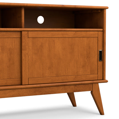 Teak Brown | Draper Tall TV Media Stand