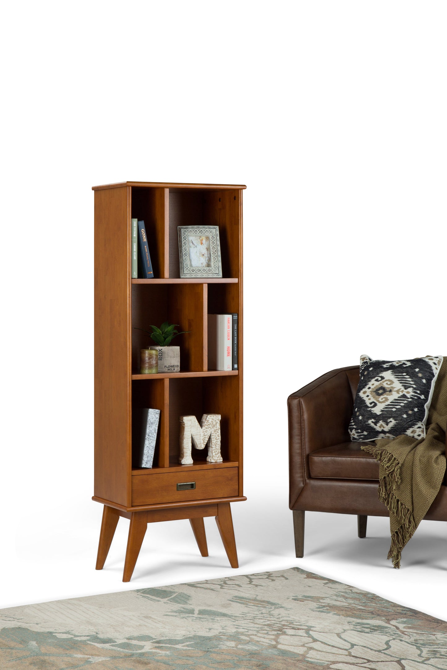 Teak Brown | Draper Bookcase