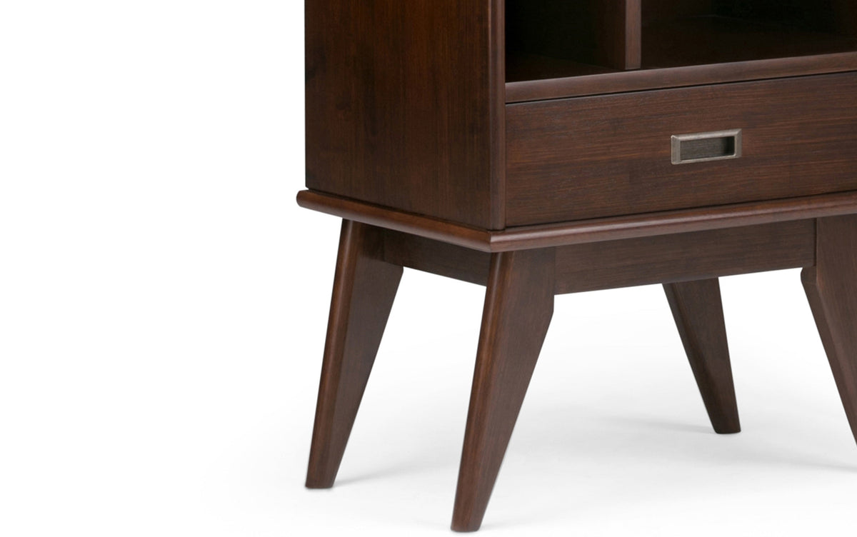Medium Auburn Brown | Draper Bookcase