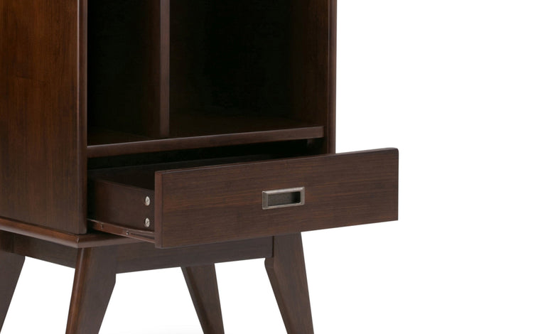 Medium Auburn Brown | Draper Bookcase