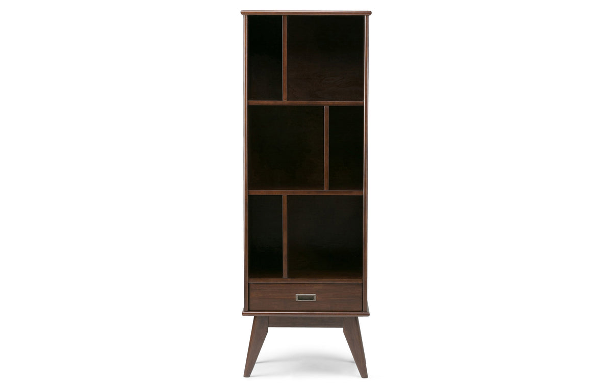 Medium Auburn Brown | Draper Bookcase