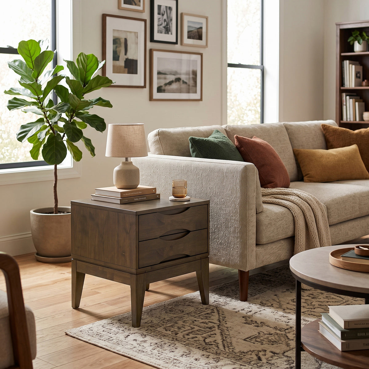 Walnut Brown | Harper End Table