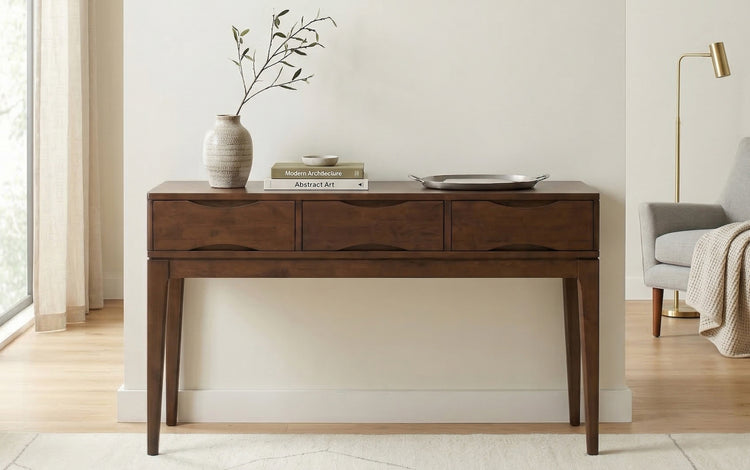 Walnut Brown | Harper Console Sofa Table