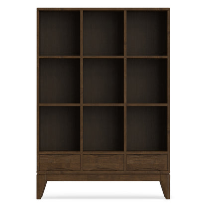 Walnut Brown | Harper Cube Bookcase