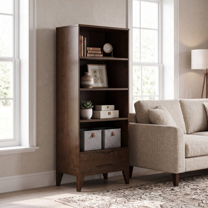 Walnut Brown | Harper Bookcase