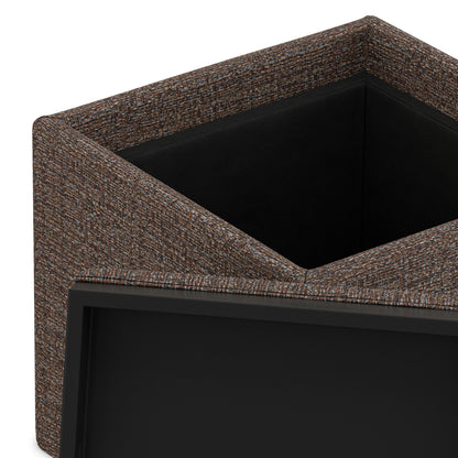 Rockwood Cube Storage Ottoman in Tweed
