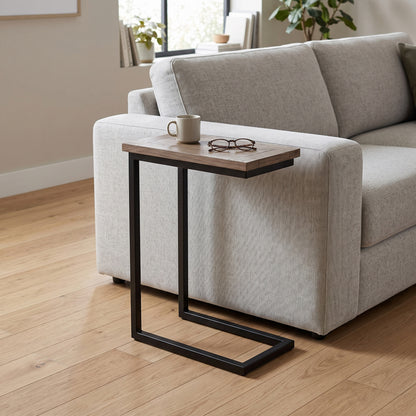 Beach Brown Black | Skyler C Side Table