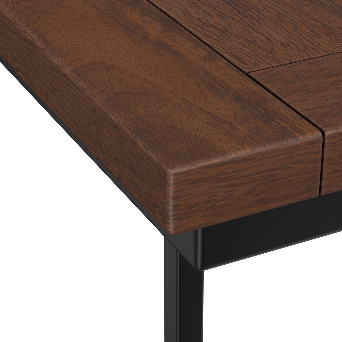 Dark Cognac Brown Black | Skyler C Side Table
