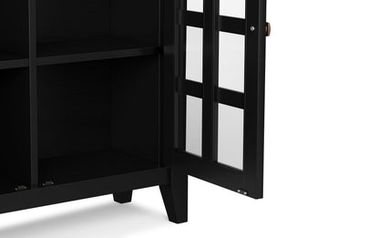 Black | Acadian 48-inch Storage Bench and 36-inch Cabinet