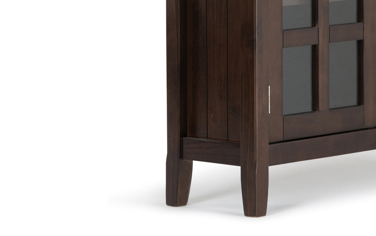 Brunette Brown | Acadian 48-inch Storage Bench and 36-inch Cabinet