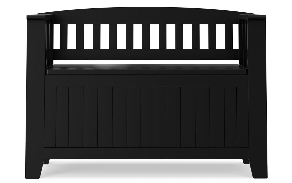 Black | Acadian 36-inch Storage Bench and 36-inch Cabinet
