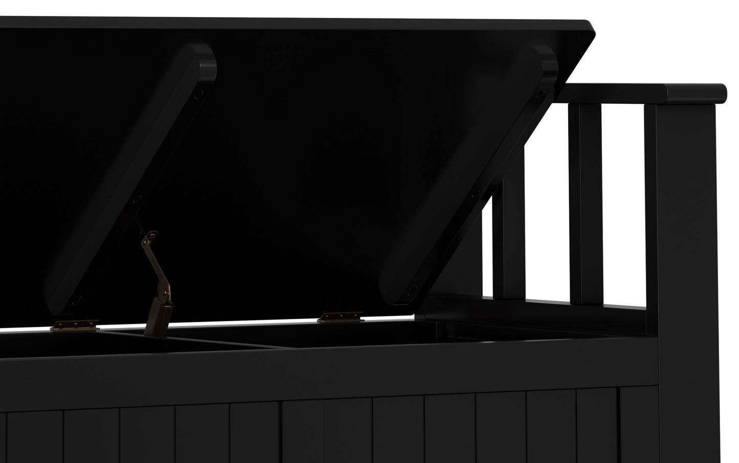 Black | Acadian 36-inch Storage Bench and 36-inch Cabinet