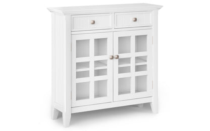 White | Acadian 36-inch Storage Bench and 36-inch Cabinet