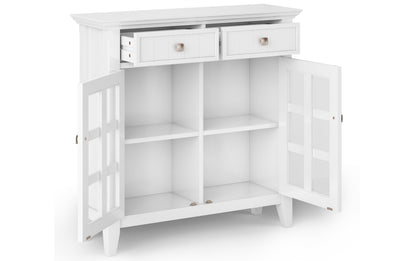 White | Acadian 36-inch Storage Bench and 36-inch Cabinet