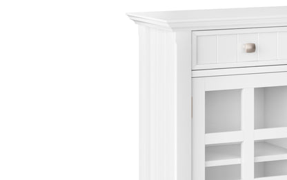 White | Acadian 36-inch Storage Bench and 36-inch Cabinet