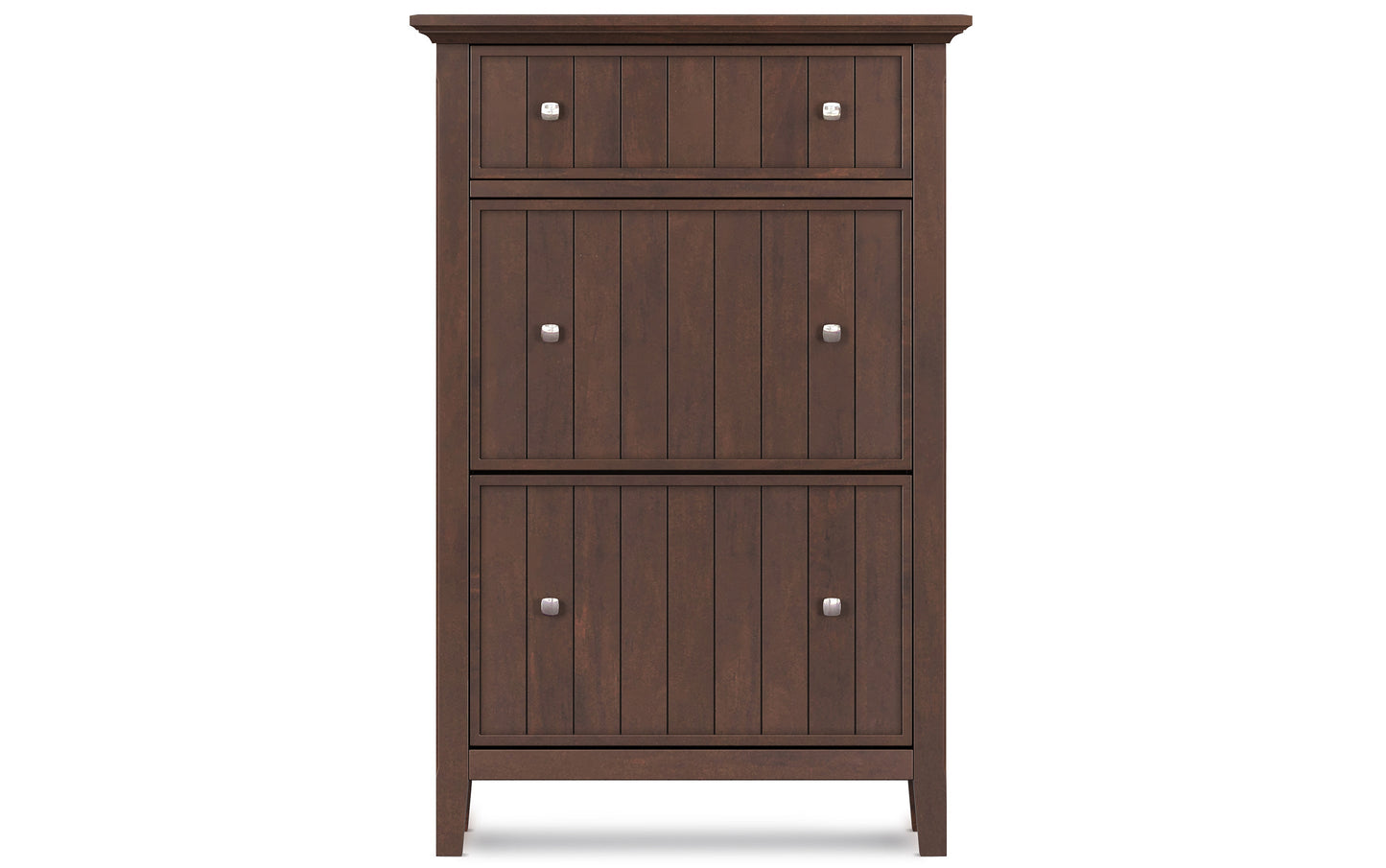Brunette Brown | Acadian 36-inch Storage Bench and 32-inch Shoe Cabinet