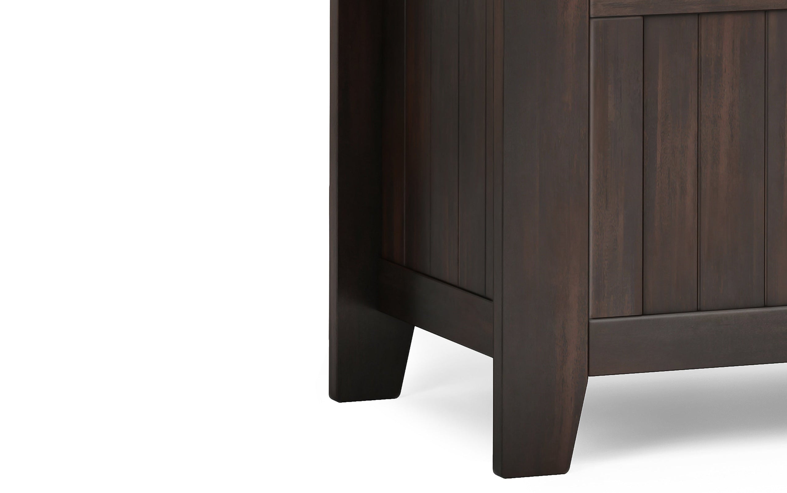 Brunette Brown | Acadian 36-inch Storage Bench and 32-inch Shoe Cabinet