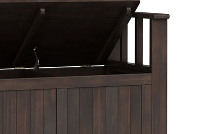 Brunette Brown | Acadian 36-inch Storage Bench and 32-inch Shoe Cabinet