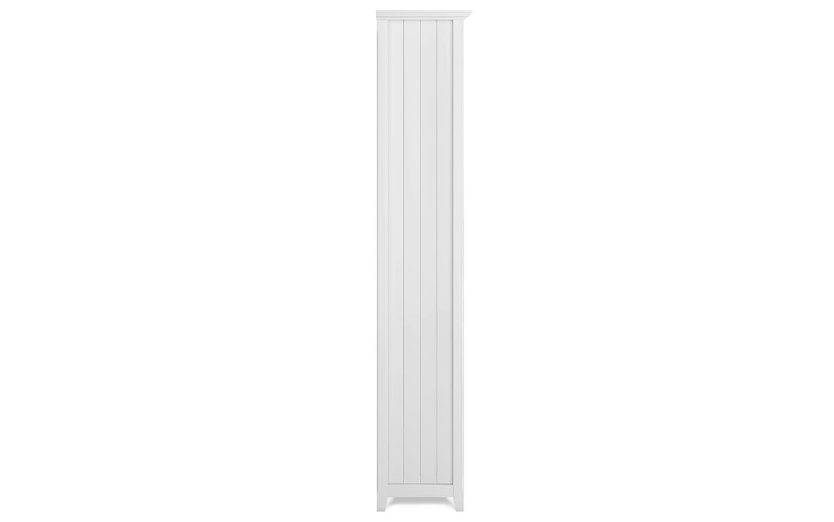 White | Acadian 60 inch TV Stand with 26 inch 5 Shelf Bookcases (Set of 3)