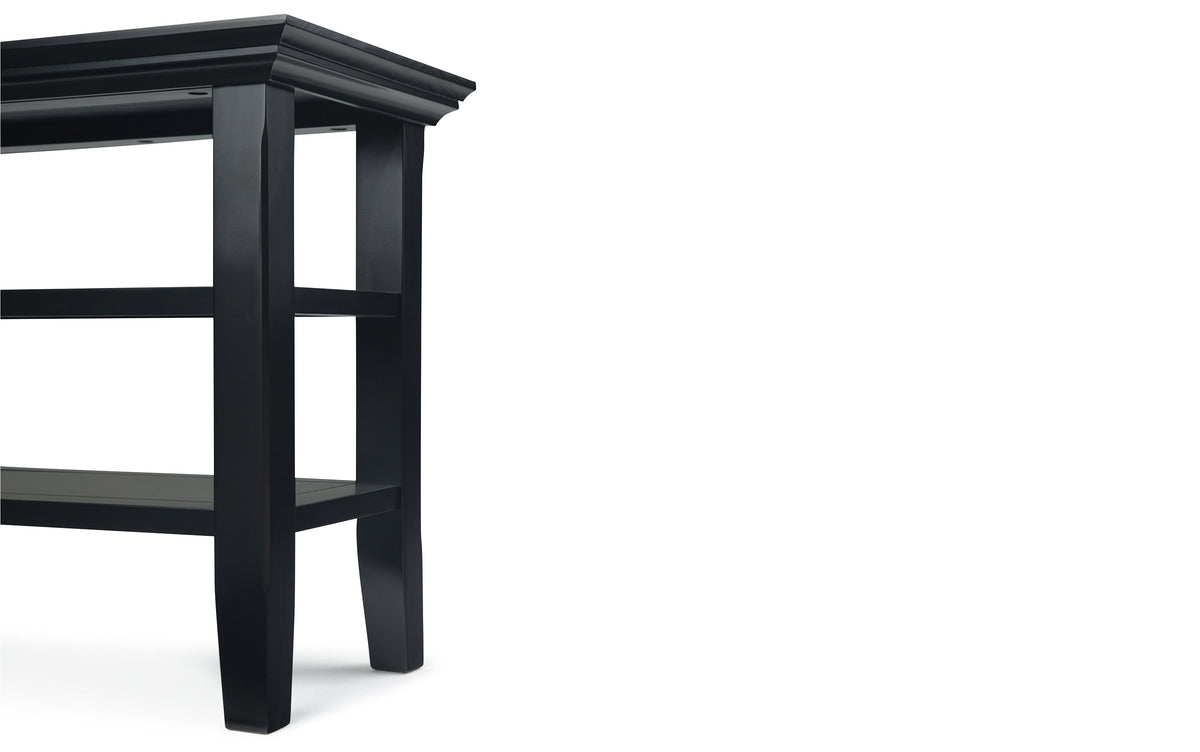 Black | Acadian 14 inch Narrow Side Table (Set of 2)