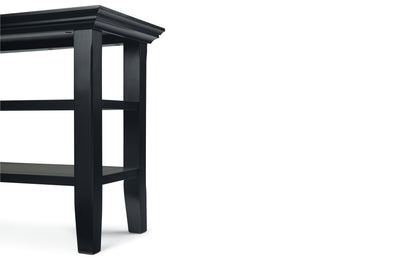 Black | Acadian 14 inch Narrow Side Table (Set of 2)