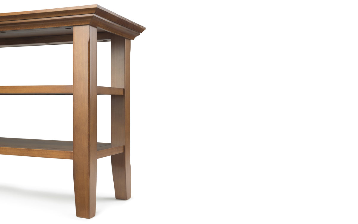 Light Golden Brown | Acadian 14 inch Narrow Side Table (Set of 2)