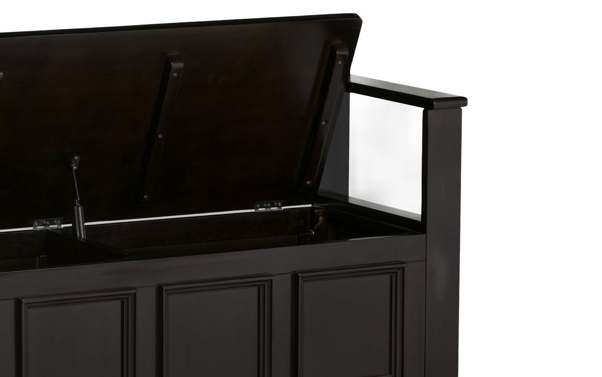Hickory Brown | Amherst 48-inch Storage Bench and 36-inch Cabinet