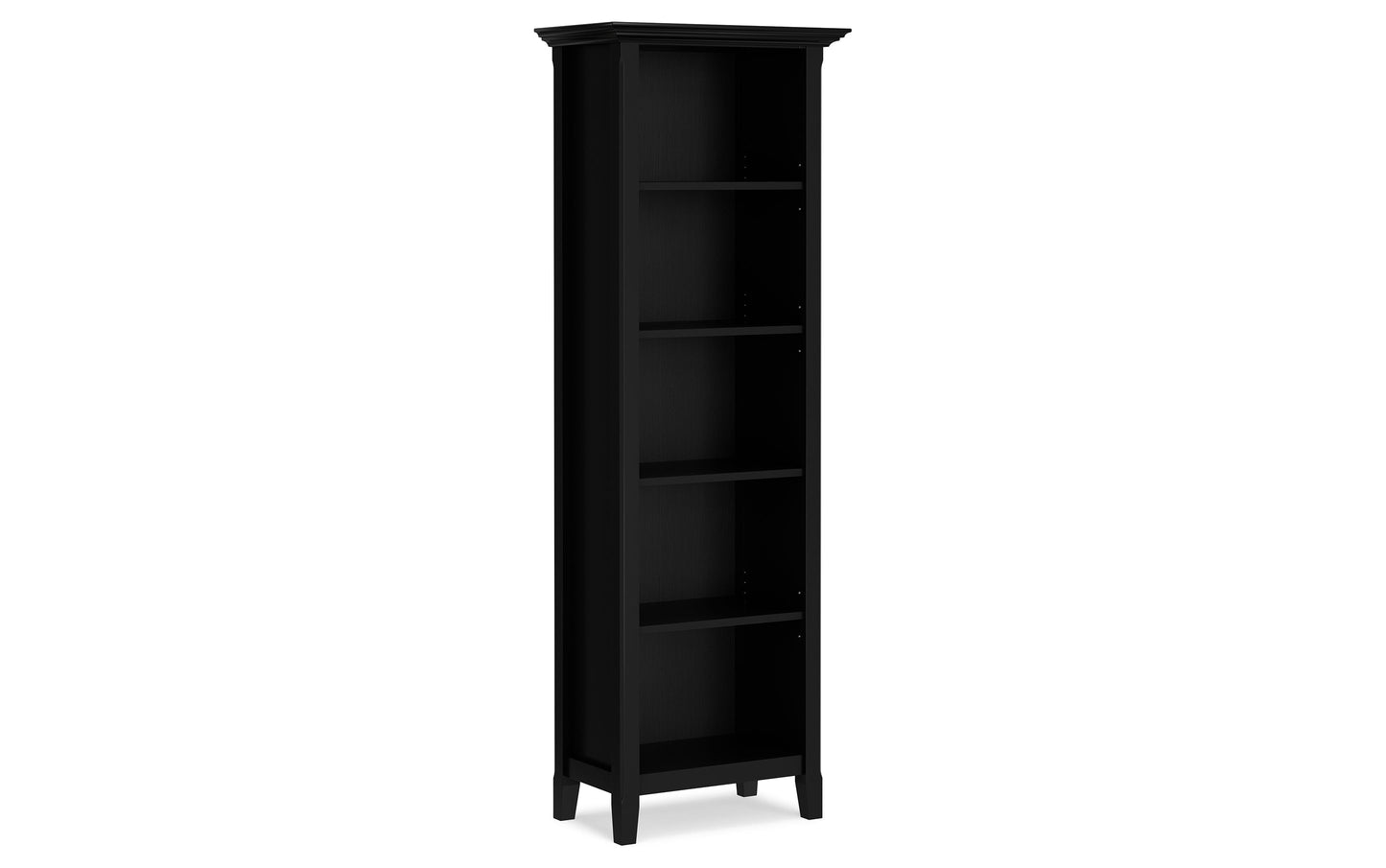 Amherst 54 inch TV Stand with 24 inch 5 Shelf Bookcases (Set of 3)