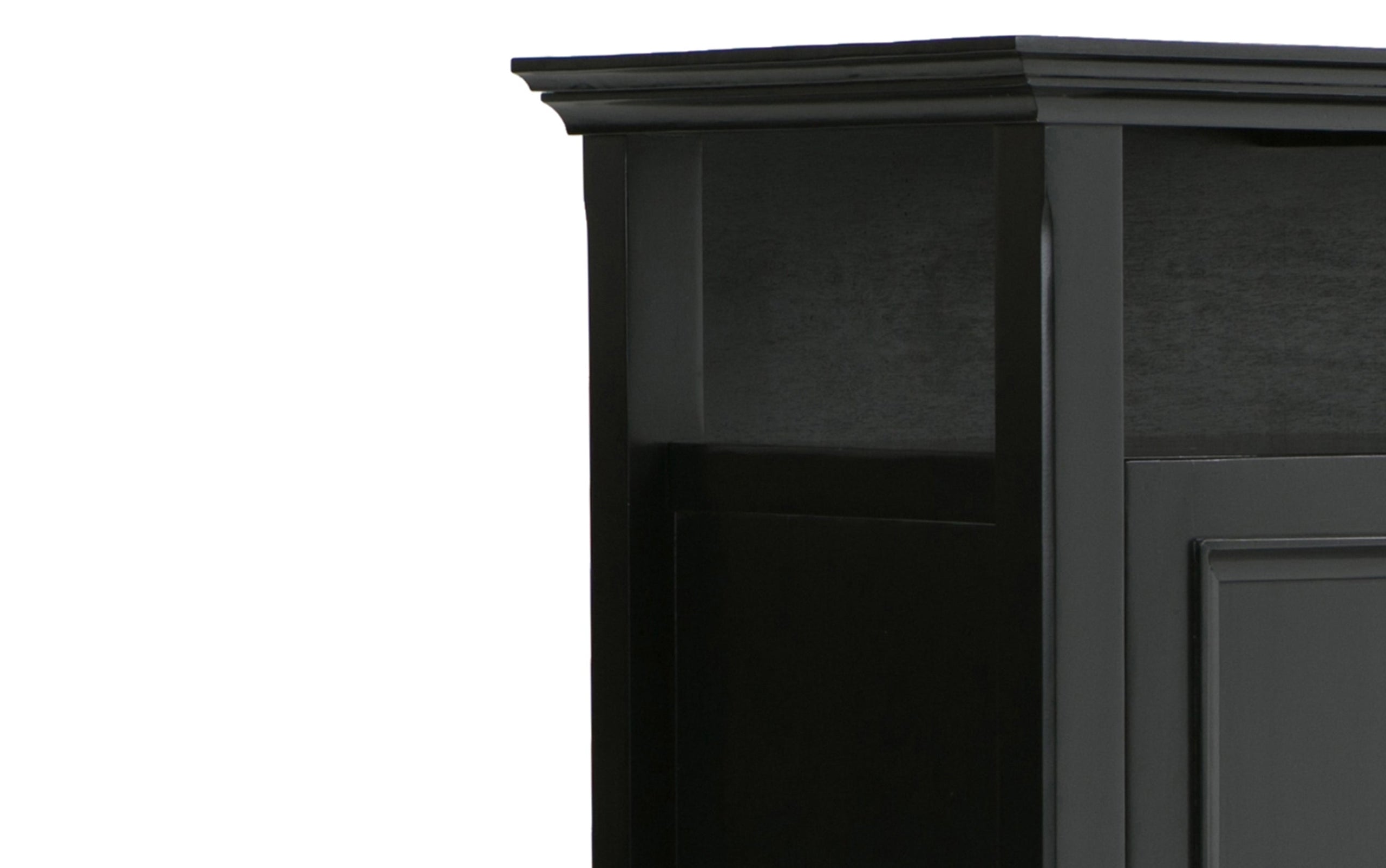 Amherst 54 inch TV Stand with 24 inch 5 Shelf Bookcases (Set of 3)