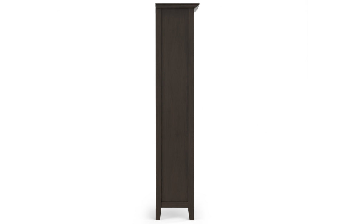 Amherst 72 inch Low TV Stand with 24 inch 5 Shelf Bookcases (Set of 3)