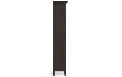 Amherst 72 inch Low TV Stand with 24 inch 5 Shelf Bookcases (Set of 3)