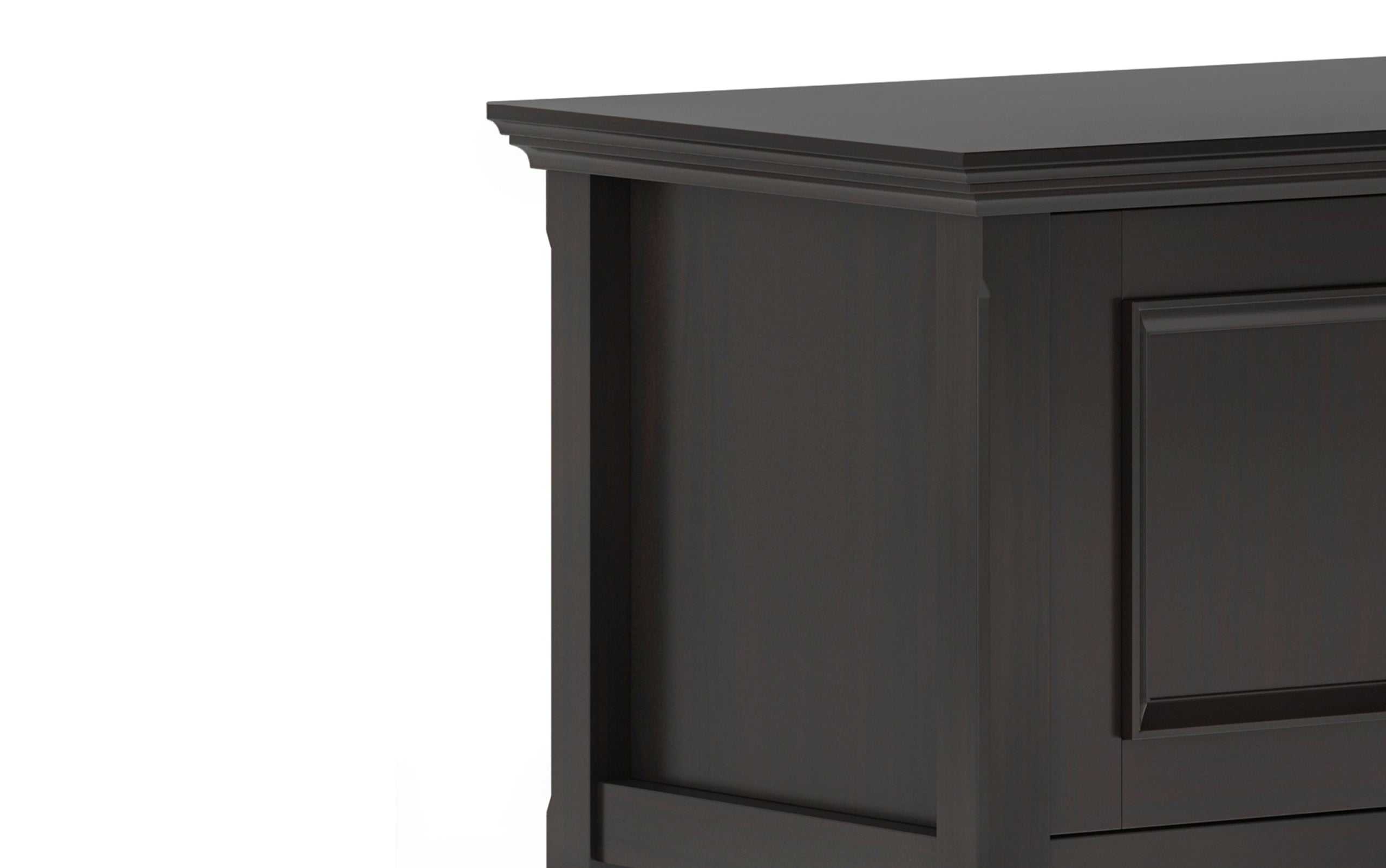 Amherst 72 inch Low TV Stand with 24 inch 5 Shelf Bookcases (Set of 3)