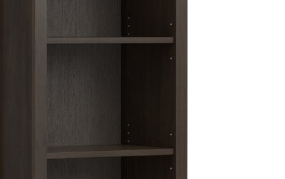 Hickory Brown | Amherst Solid Wood 54 inch Desk with 24 inch Bookcases (Set of 3)