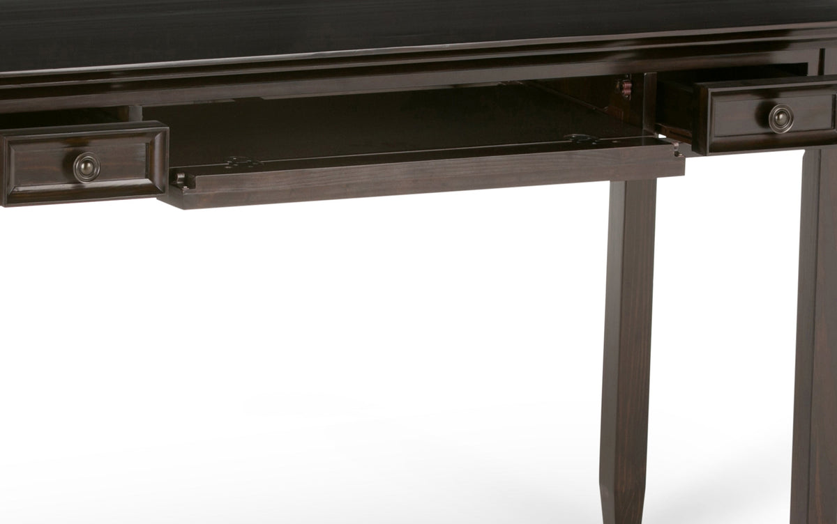 Hickory Brown | Amherst Solid Wood 54 inch Desk with 24 inch Bookcases (Set of 3)