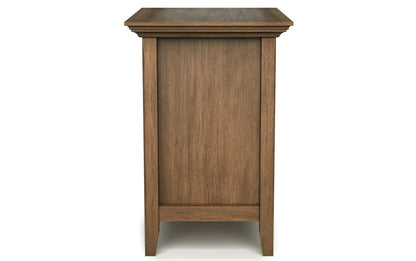 Rustic Natural Aged Brown | Amherst 24 inch Bedside Table (Set of 2)