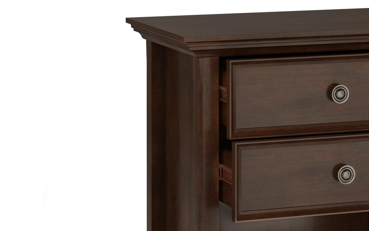 Russet Brown | Amherst 24 inch Bedside Table (Set of 2)