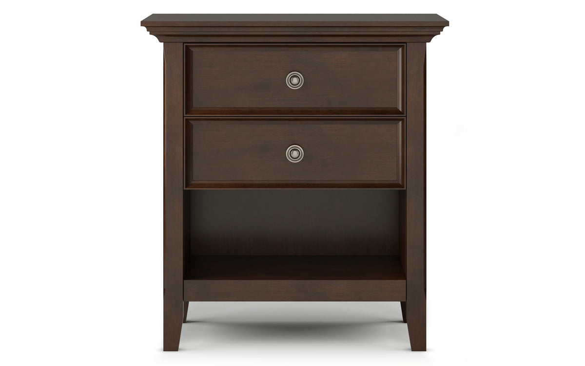 Russet Brown | Amherst 24 inch Bedside Table (Set of 2)