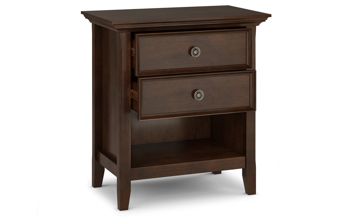 Russet Brown | Amherst 24 inch Bedside Table (Set of 2)