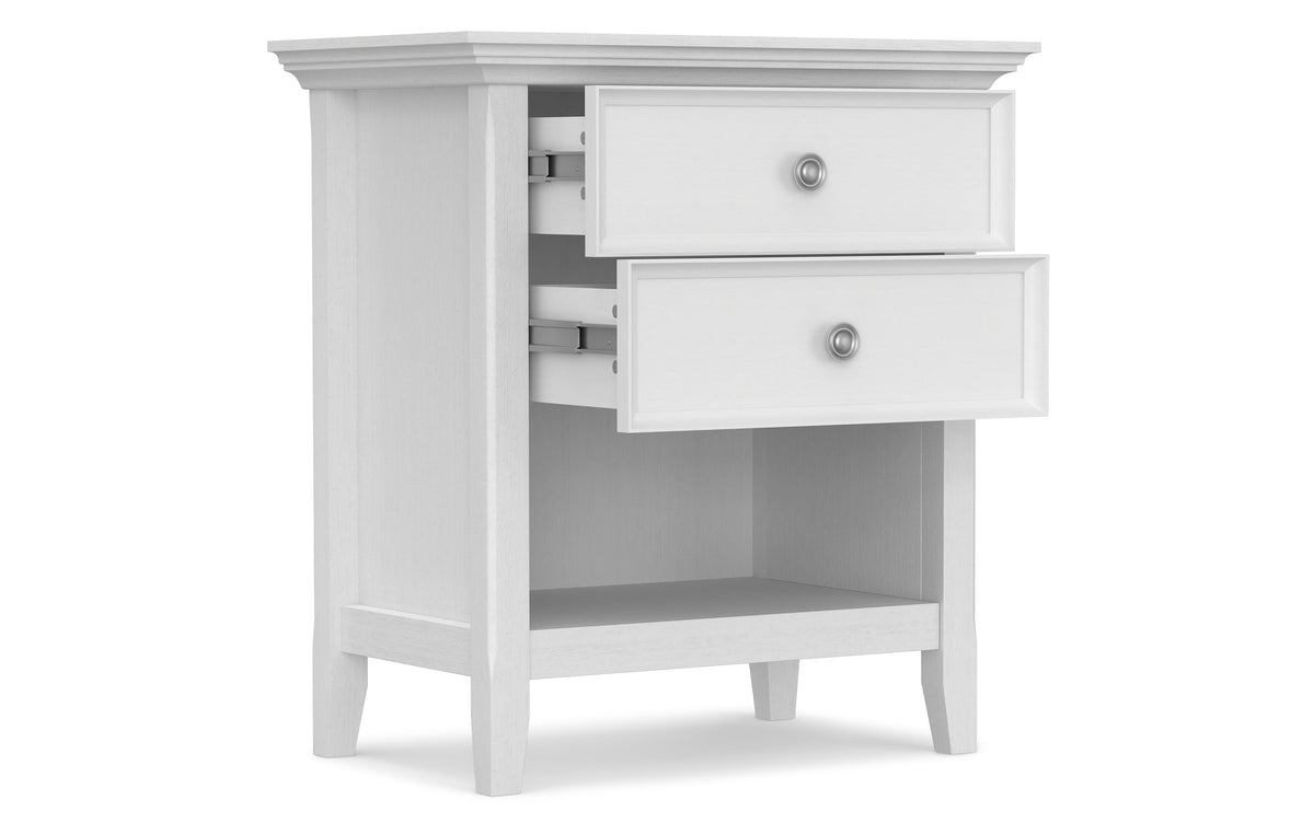 White | Amherst 24 inch Bedside Table (Set of 2)
