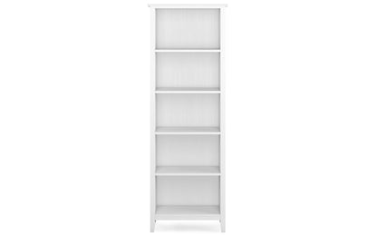 White | Artisan 72 inch TV Stand with 26 inch 5 Shelf Bookcases (Set of 3)