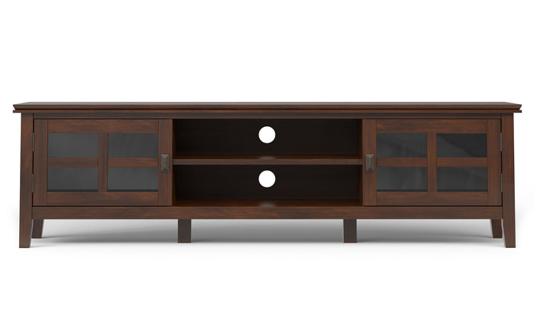 Artisan 72 inch Low TV Stand with 26 inch 5 Shelf Bookcases (Set of 3)