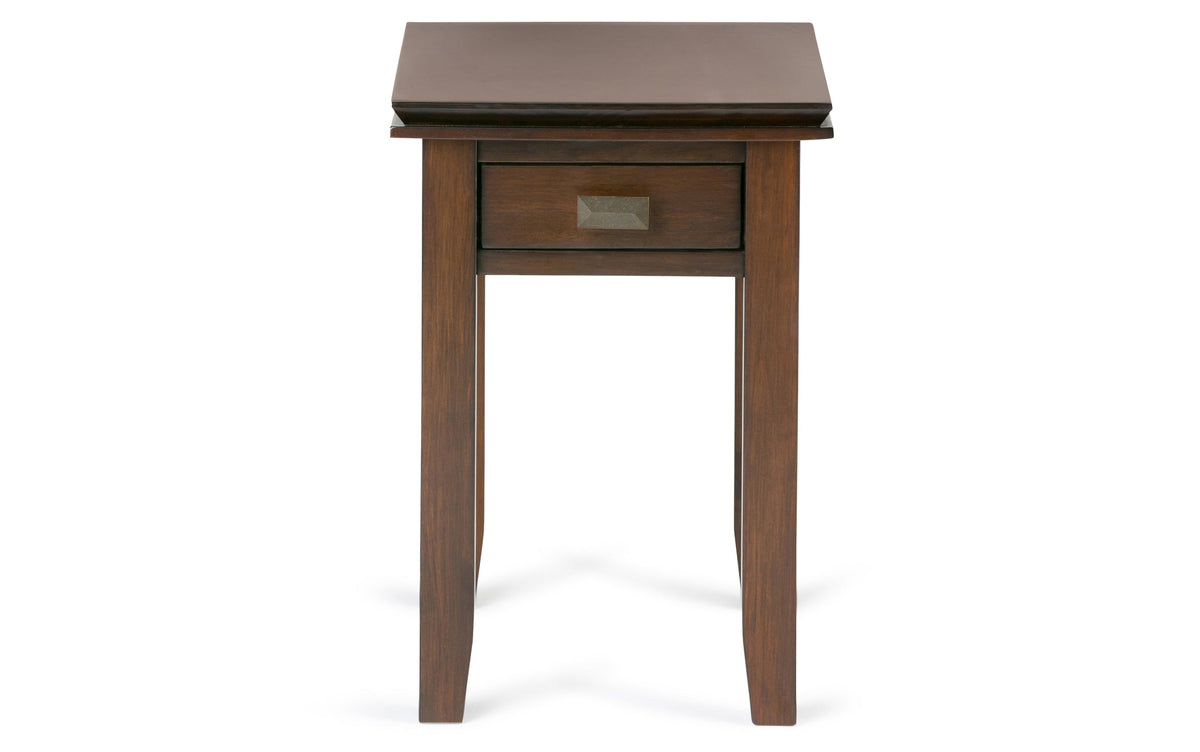 Russet Brown | Artisan 14 inch Narrow Side Table (Set of 2)