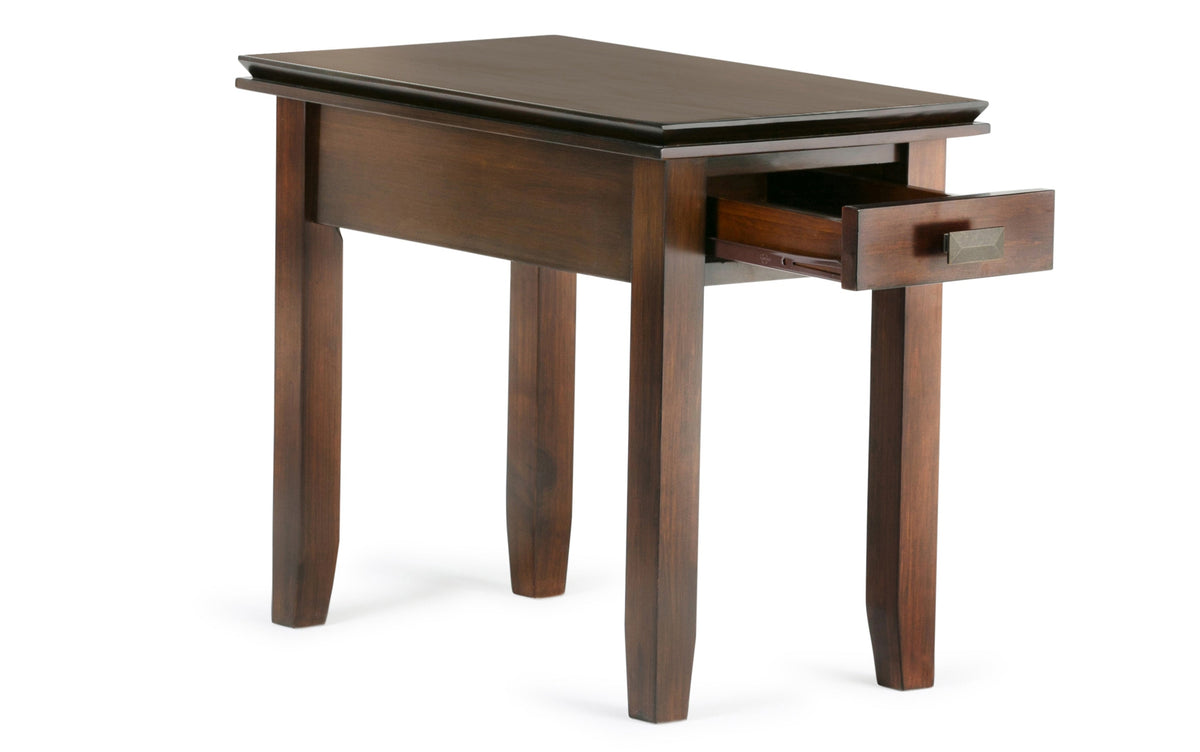 Russet Brown | Artisan 14 inch Narrow Side Table (Set of 2)