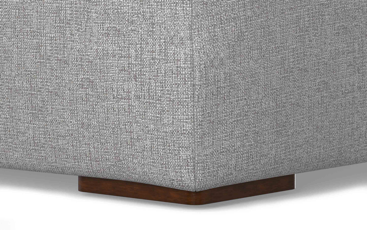 Pale Grey Performance Fabric | Rex 2 Seater Sofa and Right Chaise in Performance Fabric