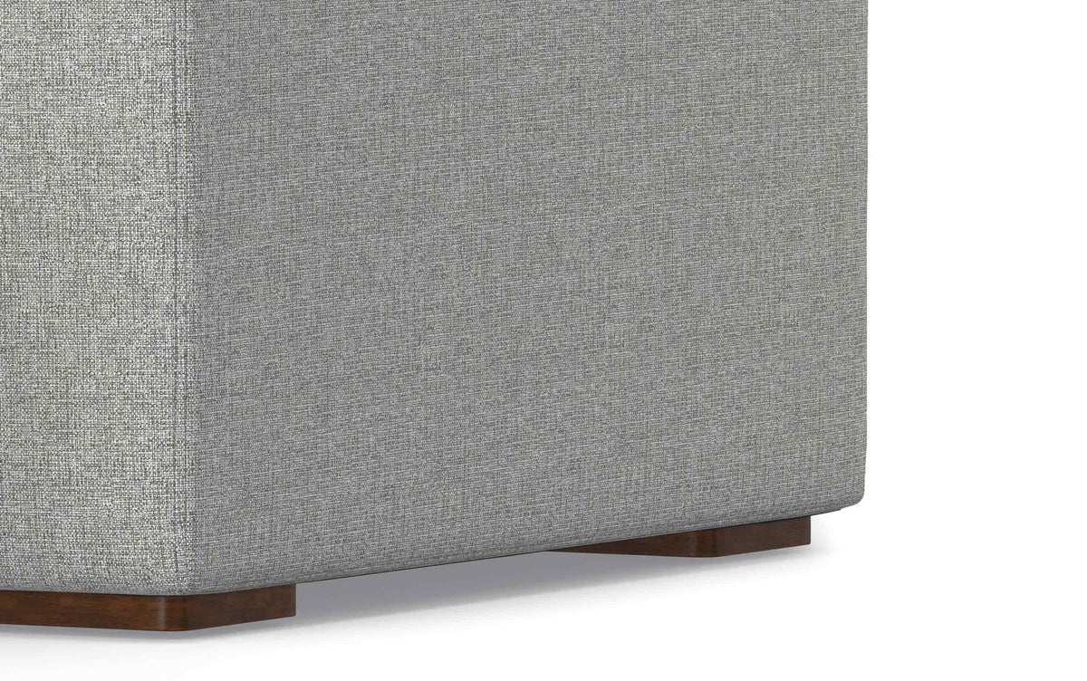 Pale Grey Performance Fabric | Rex 2 Seater Sofa and Right Chaise in Performance Fabric