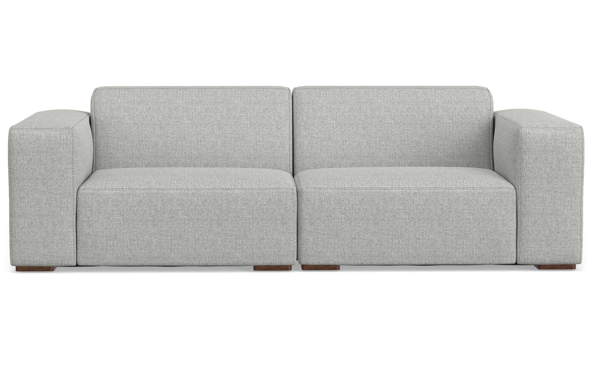 Pale Grey Performance Fabric | Rex 2 Seater Sofa in Performance Fabric