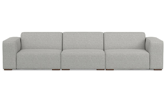 Pale Grey Performance Fabric | Rex 3 Seater Sofa Performance Fabric
