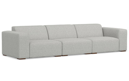 Pale Grey Performance Fabric | Rex 3 Seater Sofa Performance Fabric