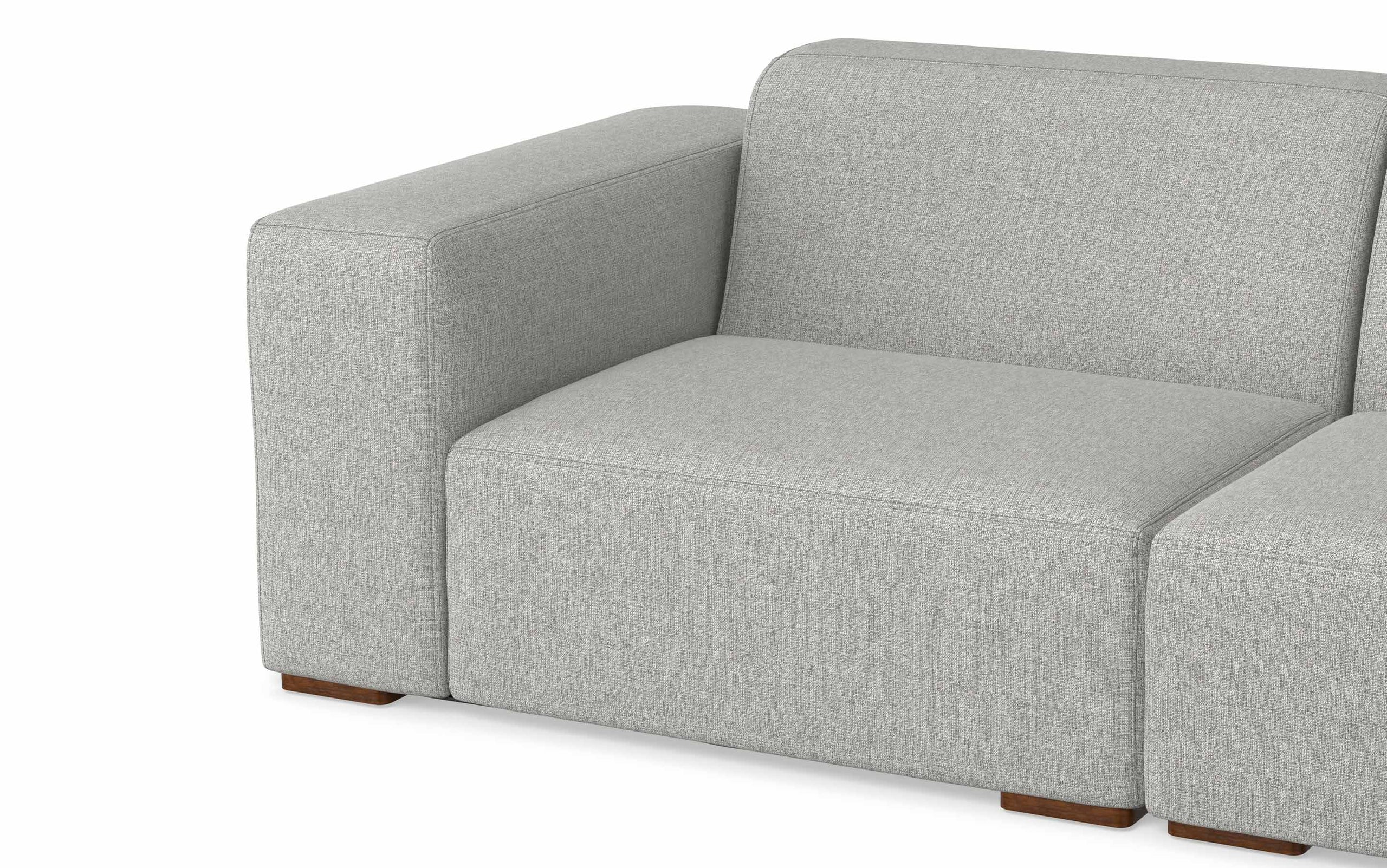Pale Grey Performance Fabric | Rex 3 Seater Sofa Performance Fabric
