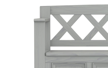 Fog Grey | Amherst Entryway Bench